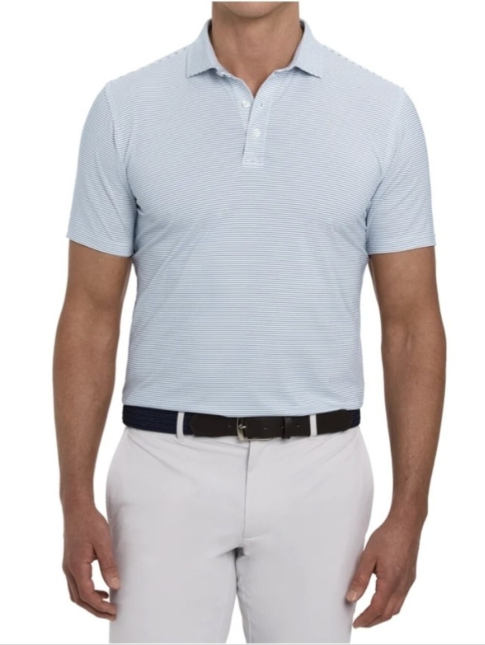 Holderness & Bourne Mens The Upton Shirt: Pacific Blue With Emblem Size Large